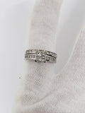 Bague Anita 0.75ct de diamants en or blanc  10K N6 - orquebec