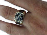 Bague Blacky3 en or 10k  Nouveaux - orquebec