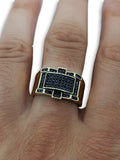Bague Blacky4 en or 10k  Nouveaux - orquebec
