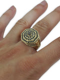 Bague Carlito style greek design en or 10k Exclusif - orquebec