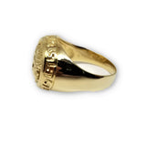 Bague classy versace en or 10k pour homme - orquebec