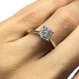 Bague Cynthianna 0.30ct Diamants en or 14k - orquebec