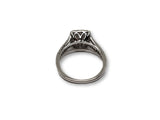 Bague de fiancaille Amelia 0.50ct de diamants en or blanc 10k - orquebec