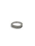 Bague de fiancaille Nadia 0.39ct de diamants VS en or blanc 18k - orquebec