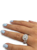 Bague de fiancaille Scarlett 1.50ct de diamants en or blanc 14k - orquebec