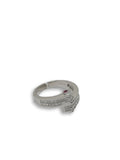 Bague de fiancaille Veronica 0.99ct de diamants VS en or blanc 18k - orquebec