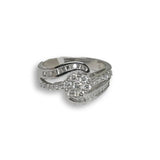 Bague de fiancaille Wendy 0.70ct de diamants VS en or blanc 18k - orquebec