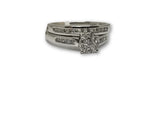 Bague  en or blanc 10k 0.50ct Diamants pour elle - orquebec