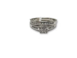 Bague  en or blanc 10k 0.50ct Diamants pour elle - orquebec