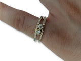 Bague Fashion 0.60Ct de diamants en or jaune 14K - orquebec