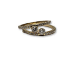 Bague Fashion 0.60Ct de diamants en or jaune 14K - orquebec