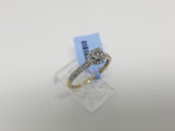 Bague Fincaille 0.25ct Diamants en or 10 karat - orquebec