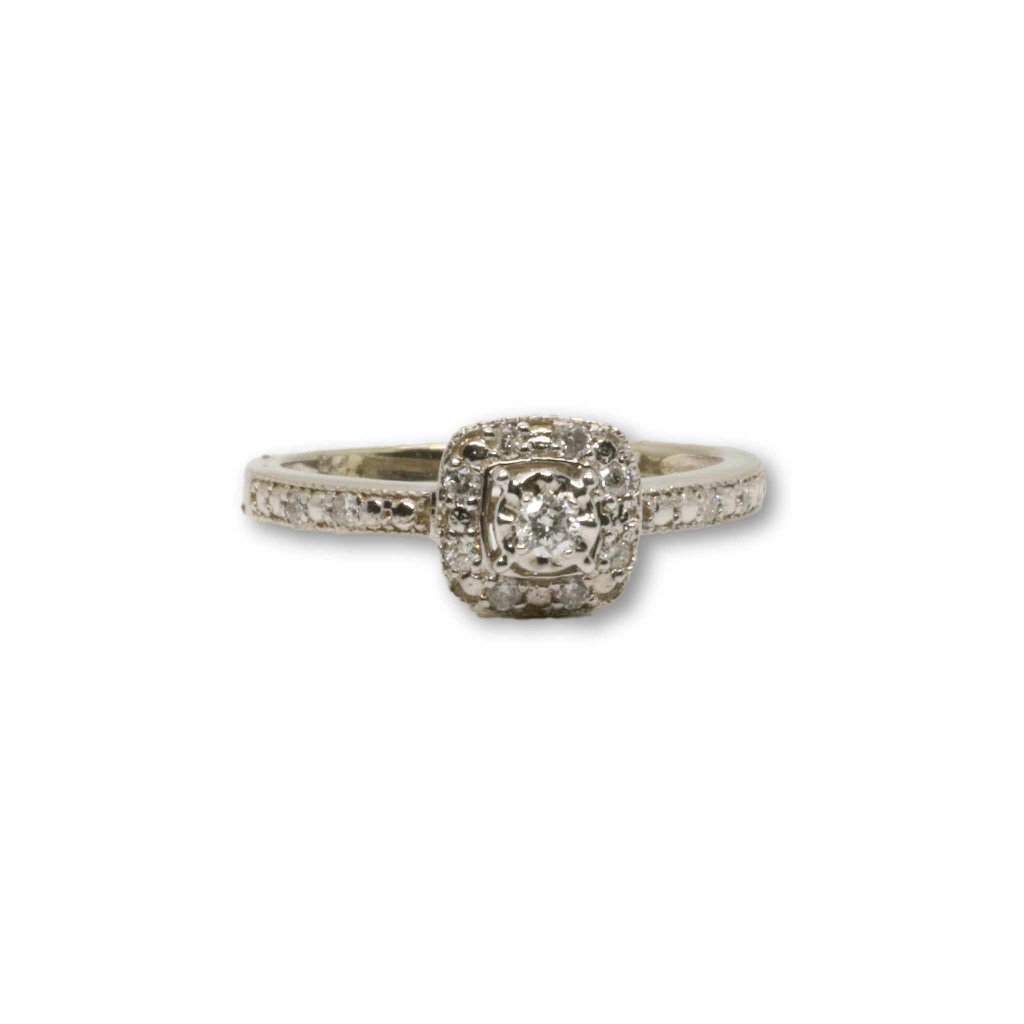 Bague Giliola 0.17ct diamants en or 10k - orquebec