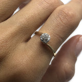 Bague Giorgia 0.18ct Diamants en or 10k - orquebec