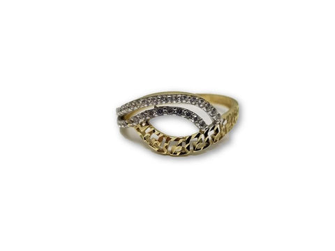 Bague Greek Design coupe diamond cut en or 10k 2019 - orquebec