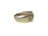 Bague Greek Design en or 10K pour homme - orquebec
