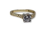 Bague greek design  en or 10K - orquebec