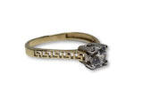 Bague greek design  en or 10K - orquebec