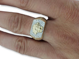 Bague Greek Design  en or  10k - orquebec