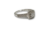 Bague Halo 0.40ct  diamants en or 10k  pour elle - orquebec