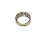 Bague Hip-hop Band 0.35ct de diamant en or 10k Nouveaut?© - orquebec