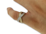 Bague infinity  en or 10 karat pour femme - orquebec