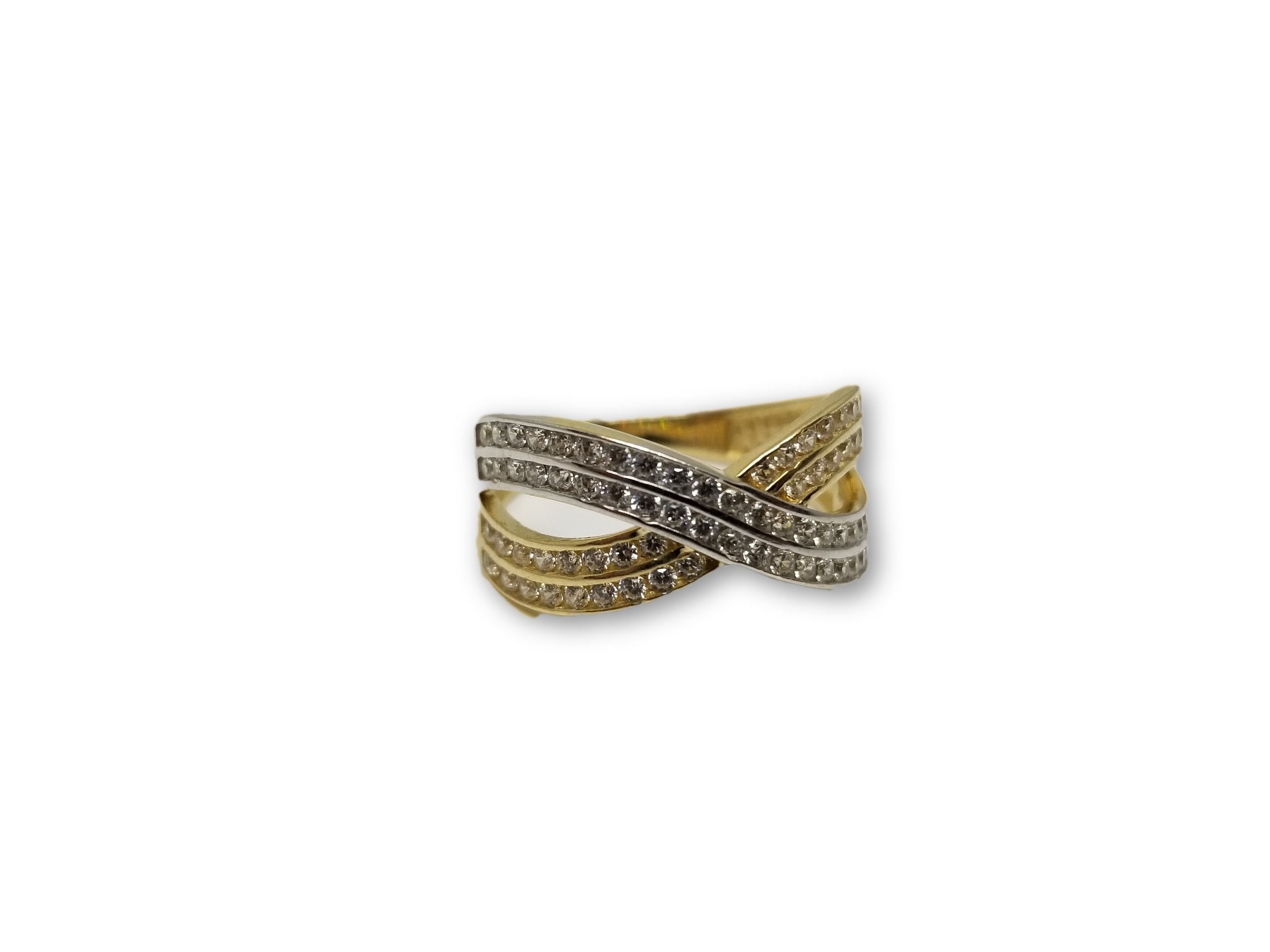 Bague infinity  en or 10 karat pour femme - orquebec