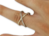 Bague Infinity en or femme 10k Carina - orquebec