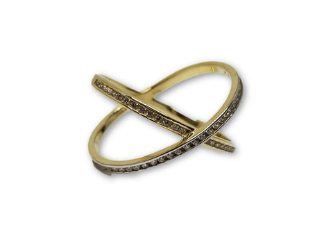 Bague Infinity en or femme 10k Carina - orquebec