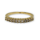 Bague Jonc Pour Fashion en or 10K WGR-247 - orquebec