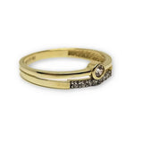 Bague Jonc Pour Fashion en or 10K WGR-249 - orquebec