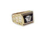 Bague Los Cabos Style Versace  en or 10 karat - orquebec