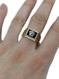 Bague Los Cabos Style Versace  en or 10 karat - orquebec