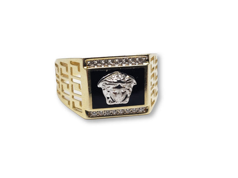 Bague Los Cabos Style Versace  en or 10 karat - orquebec