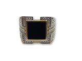 Bague Matteo Style Versace en or 10K - orquebec