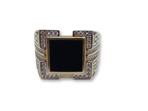 Bague Matteo Style Versace en or 10K - orquebec