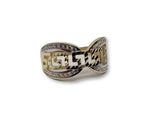 bague m?©dusa coupe diamond cut en or 10k y-0129