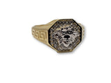 Bague m?©dusa en or 10k y-0104