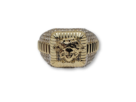 Bague m?©dusa en or 10k y-0108