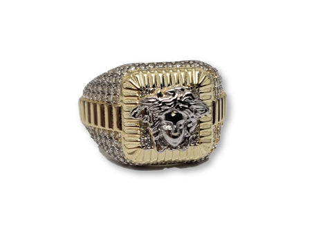 Bague m?©dusa en or 10k y-0109