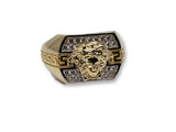 Bague medusa en or 10k y-0118