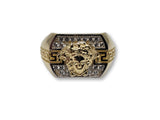 Bague medusa en or 10k y-0118