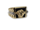 Bague m?©dusa en or 10k y-0122