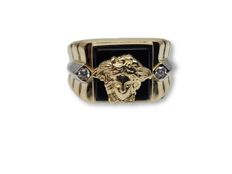 Bague m?©dusa en or 10k y-0122
