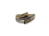 Bague m?©dusa en or 10k y-0128