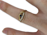Bague Medusa ruby bleu en or 10k Nouveaut?© - orquebec