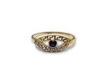 Bague Medusa ruby bleu en or 10k Nouveaut?© - orquebec