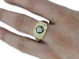 bague M?©duse Onyx noir en or 10K - orquebec