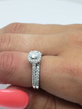 bague Mia  1.00ct de diamants en or 14k Nouveaux - orquebec