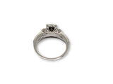 Bague Orchidea 0.78ct de diamants en or blanc 10k - orquebec